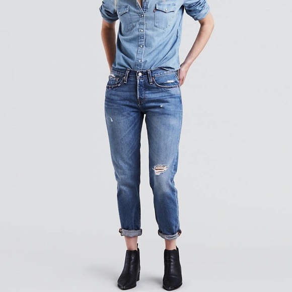 levi's women's 501 taper jeans